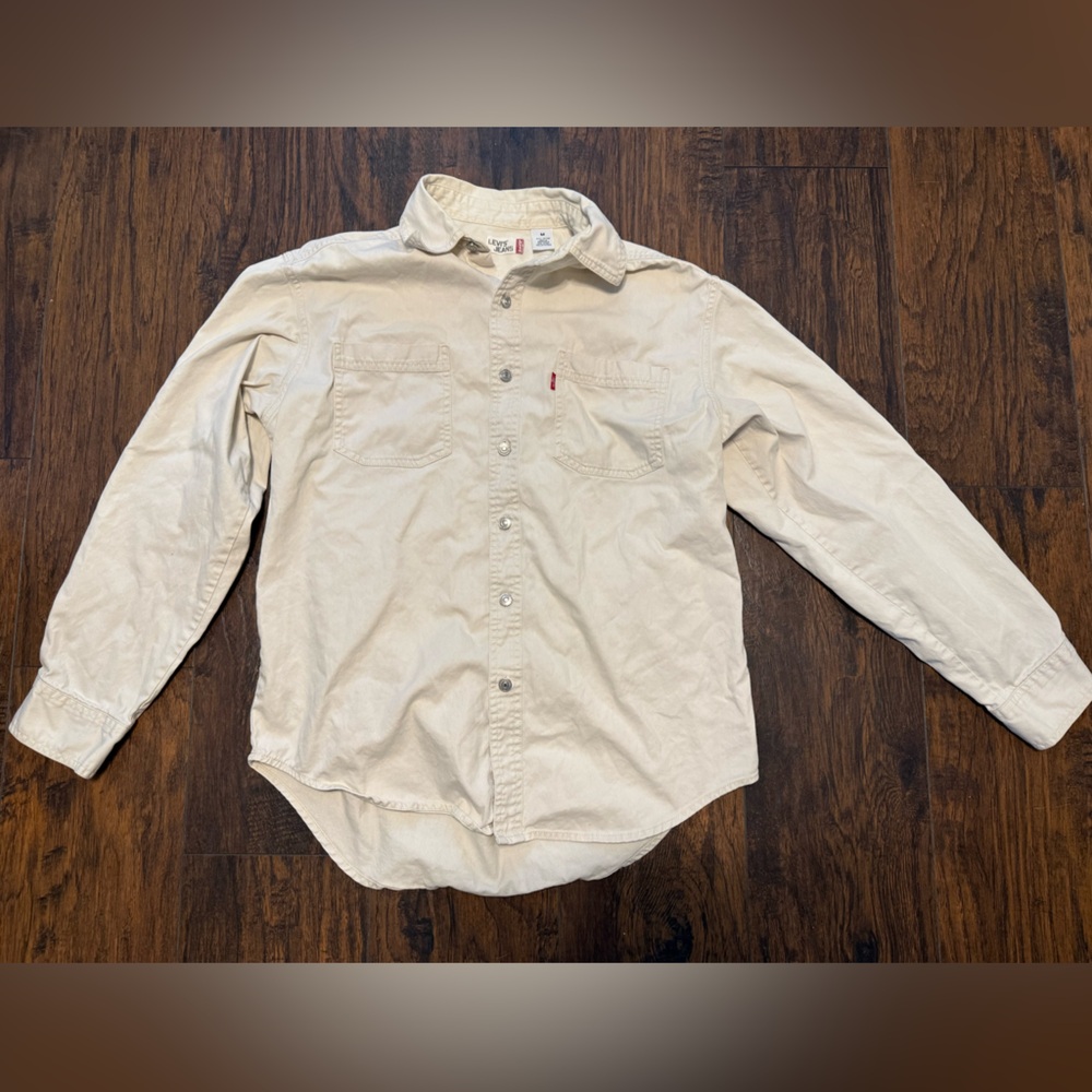 Levi's White Button Down - image 1
